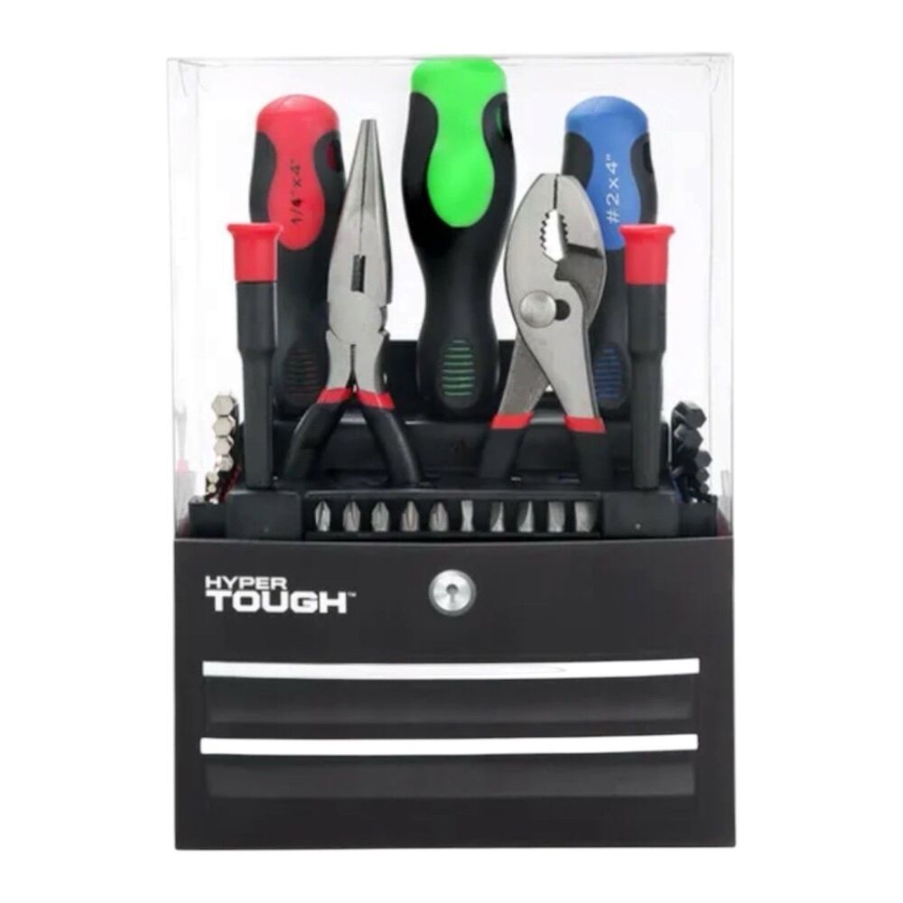 Hyper Tough 33 Piece Home Use Tools Gift Set